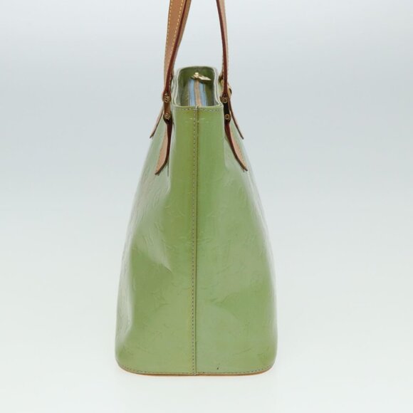 Louis Vuitton Green Monogram Vernis Houston Hand Bag - Picture 4 of 16